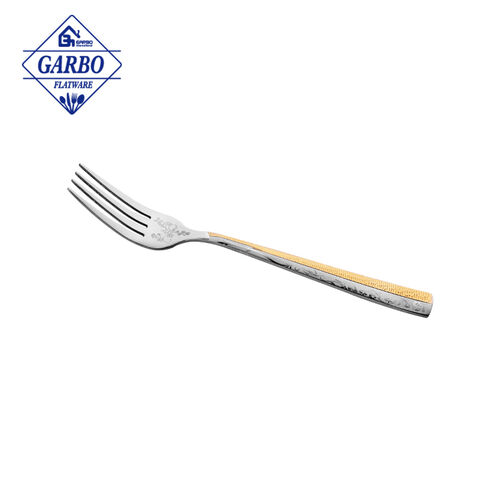 공장 도매 최고 판매자 빈티지 골드 도금 Laster 디자인 Flatware 세트