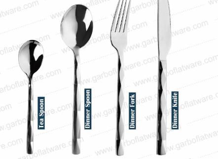 2024 New Product:Premium Silver Stainless Steel Cutlery Set Launch for European and American Markets 