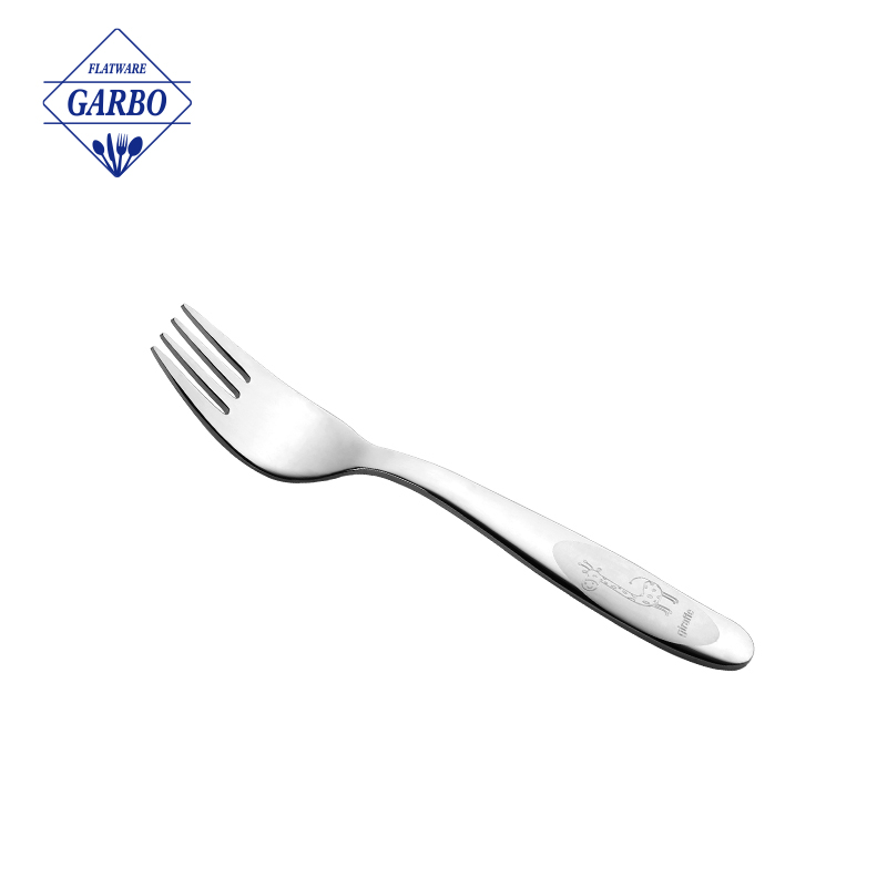 China factory dinner fork 410ss with electro handle 