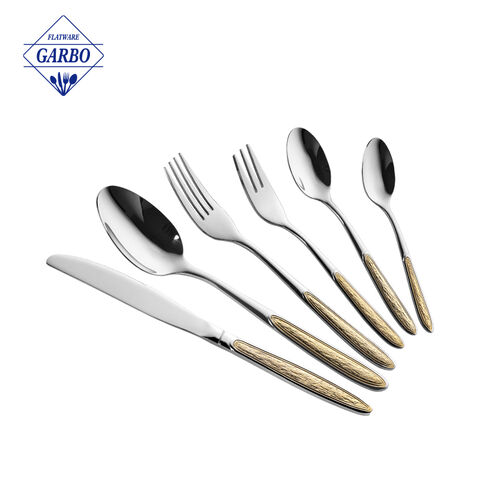 Top Sale Frosted Handle Cutlery Set ng 5