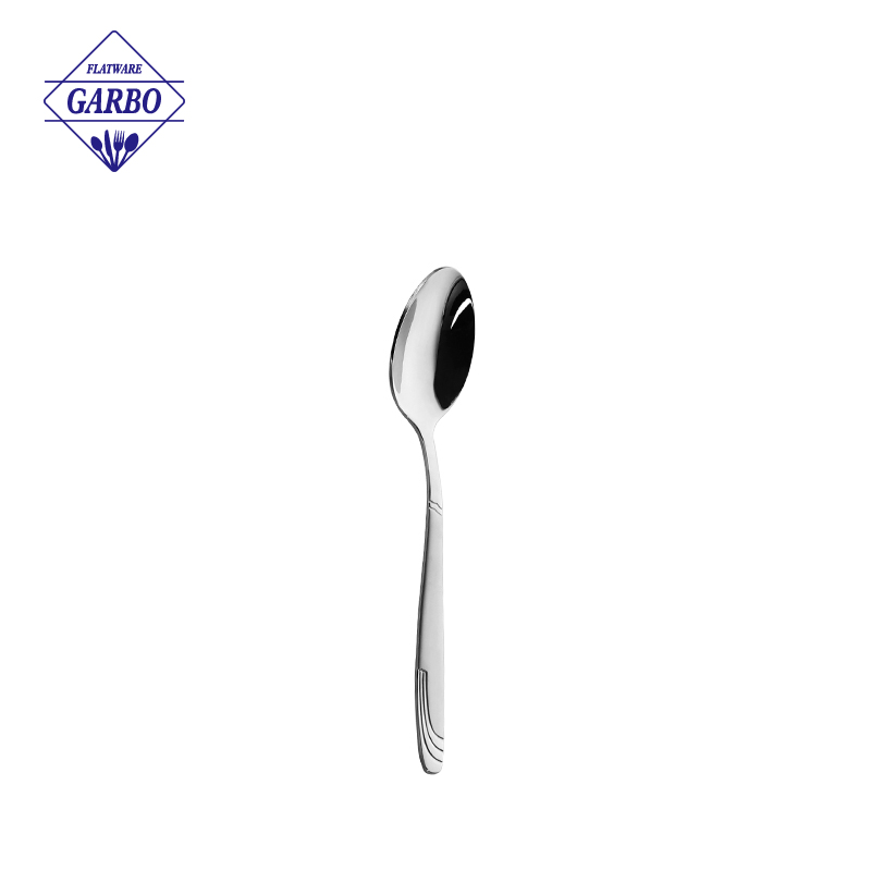 Silver Color Tea Spoons para sa Araw-araw na Paggamit