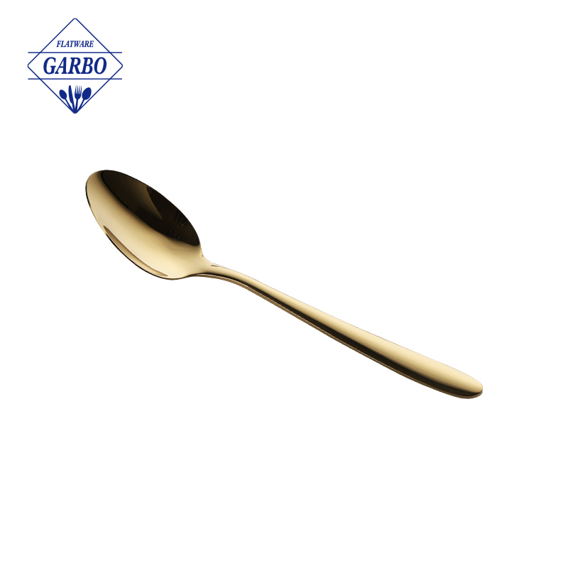 China Supplier 410 SS colored dinner spoon 