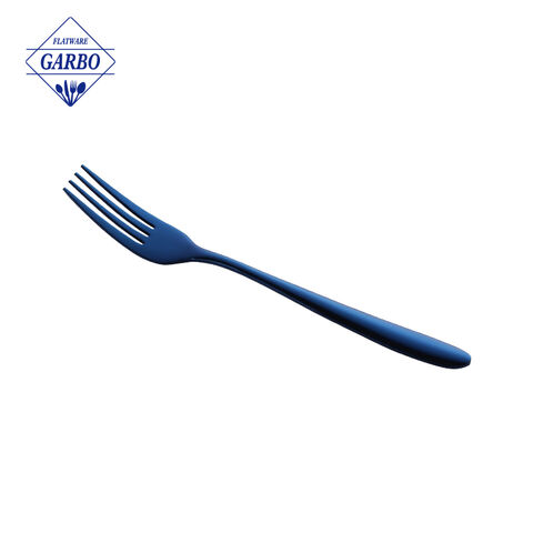 Harga Pukal Kilang PVD Gold Plating Makan Malam Fork Dessert Fork