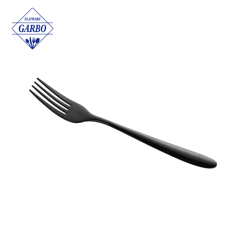 Factory Bulk Price Special PVD Black Colored Stainless Steel Fork