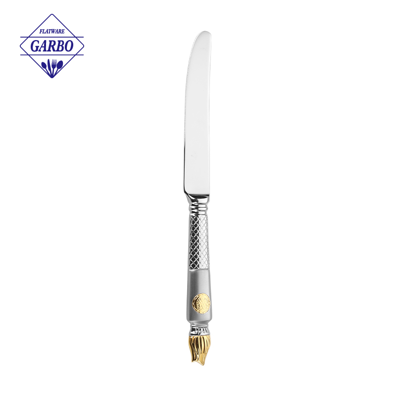 304 Stainless Steel Gold-plated Flatware Set for Middle Eastern Royal Family