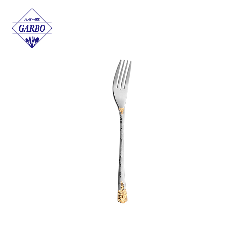 Royal Elegance 5-Piece Gold & Laser Cutlery Set – Premium Stainless Steel Dining Luxury