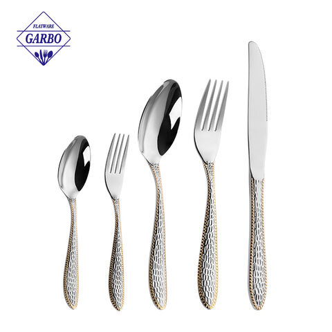 6 pcs 201SS high quality cutlery sets china supplier 