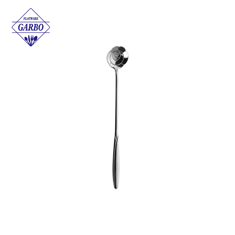 New design heart shape sliver ice cream spoon 