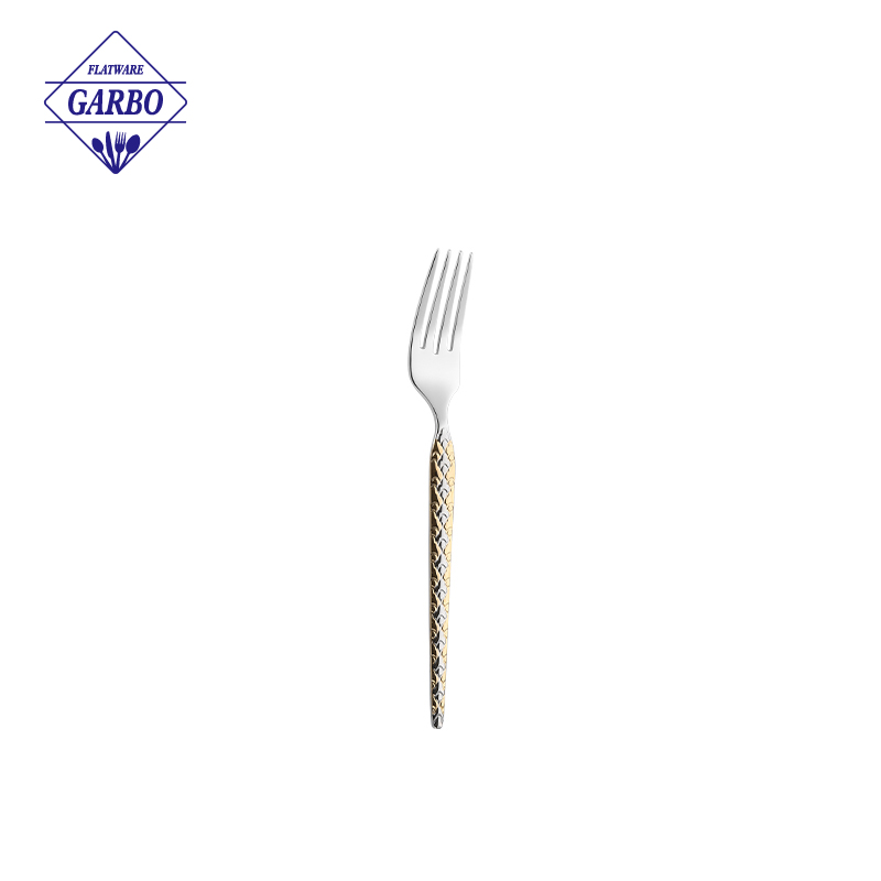 Arabic Market Popular Gold Plating Mirror Polish Stainless Steel Cutlry