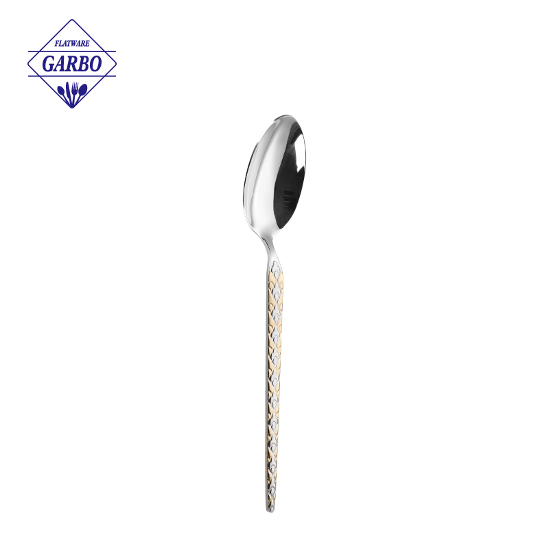 Arabic Market Popular Gold Plating Mirror Polish Stainless Steel Cutlry
