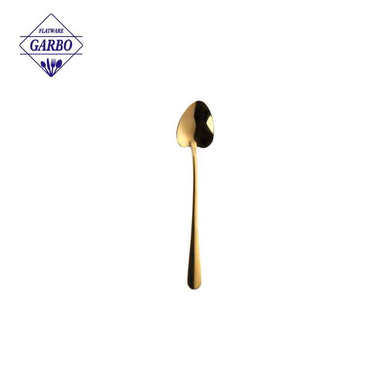 Cheap Price Zinc Alloy Coffee Spoon with tumbler polish 