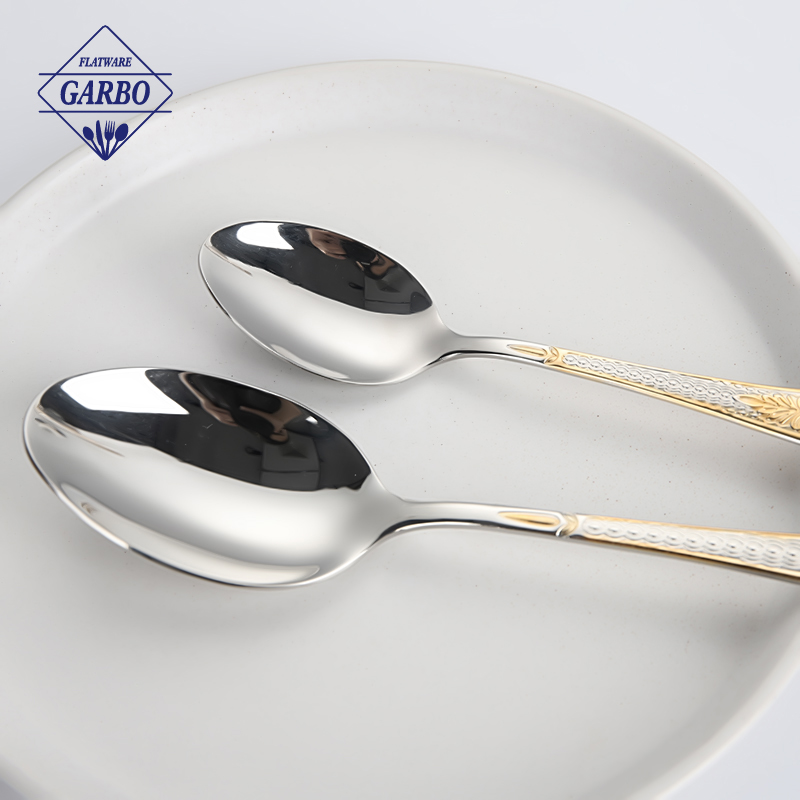 Elegant Stainless Steel Cutlery Set with Hanging Rack