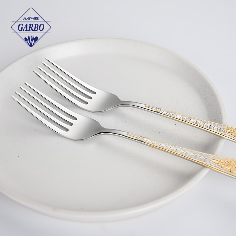 Elegant Stainless Steel Cutlery Set with Hanging Rack