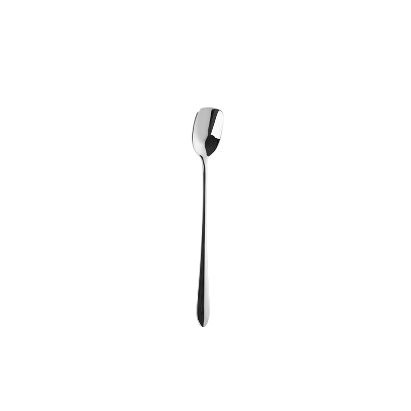 Long handle stainless steel Ice spoon with mirror polish