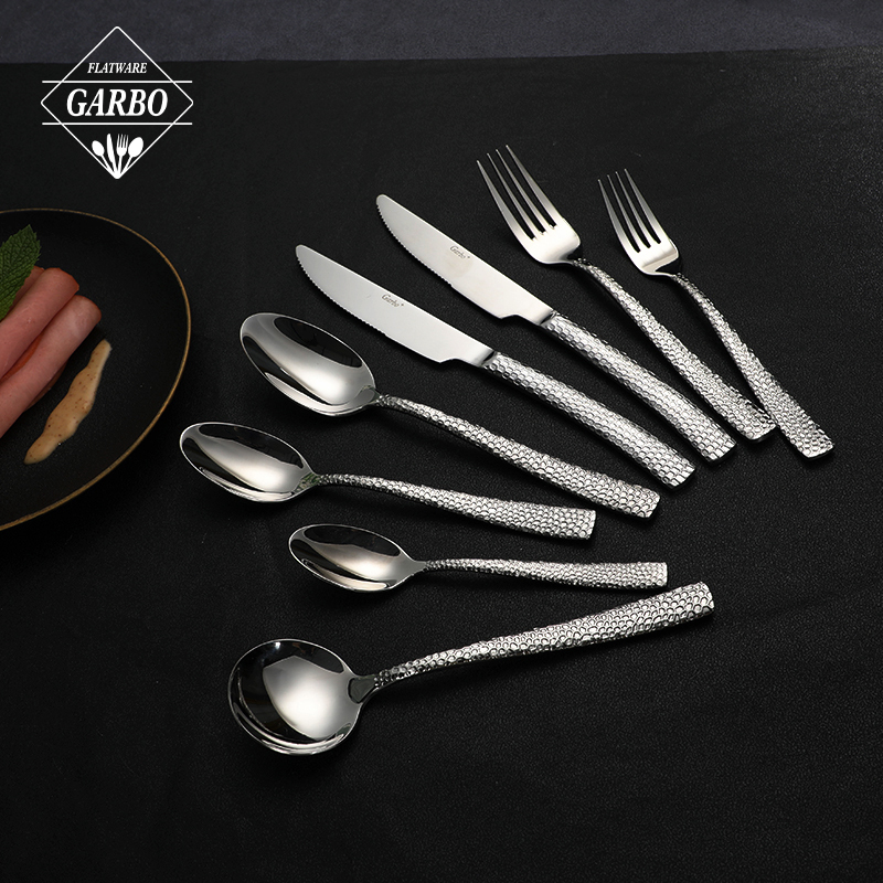 Garbo Premium Quality Stainless Steel Cutlery Set with Hammer Handle