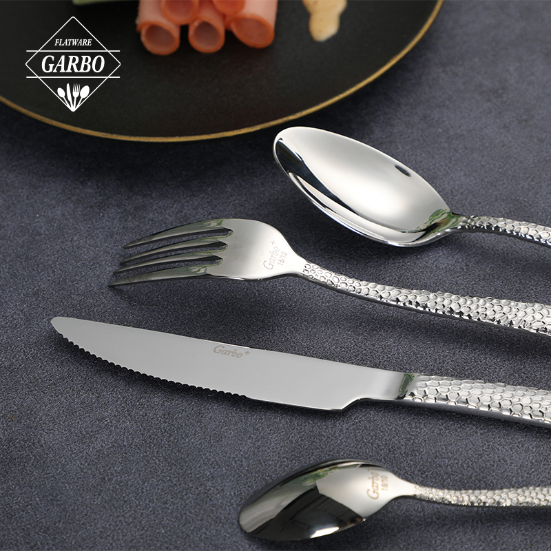 Garbo Premium Quality Stainless Steel Cutlery Set with Hammer Handle