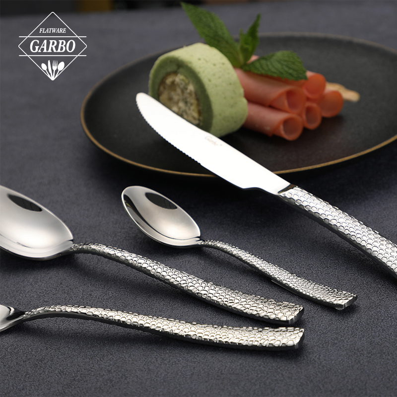 Garbo Premium Quality Stainless Steel Cutlery Set with Hammer Handle