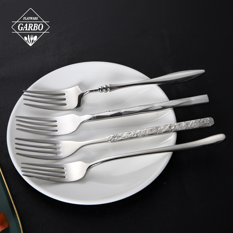 304 Silver Stainless Steel Dinner Fork with High Quality Mirror Polish