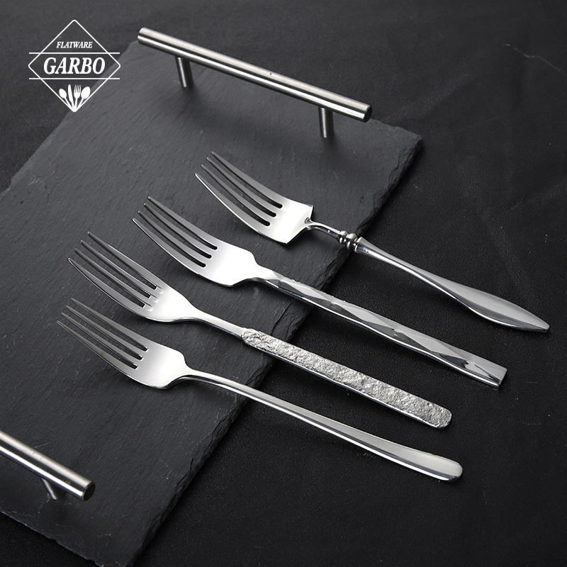 304 Silver Stainless Steel Dinner Fork with High Quality Mirror Polish