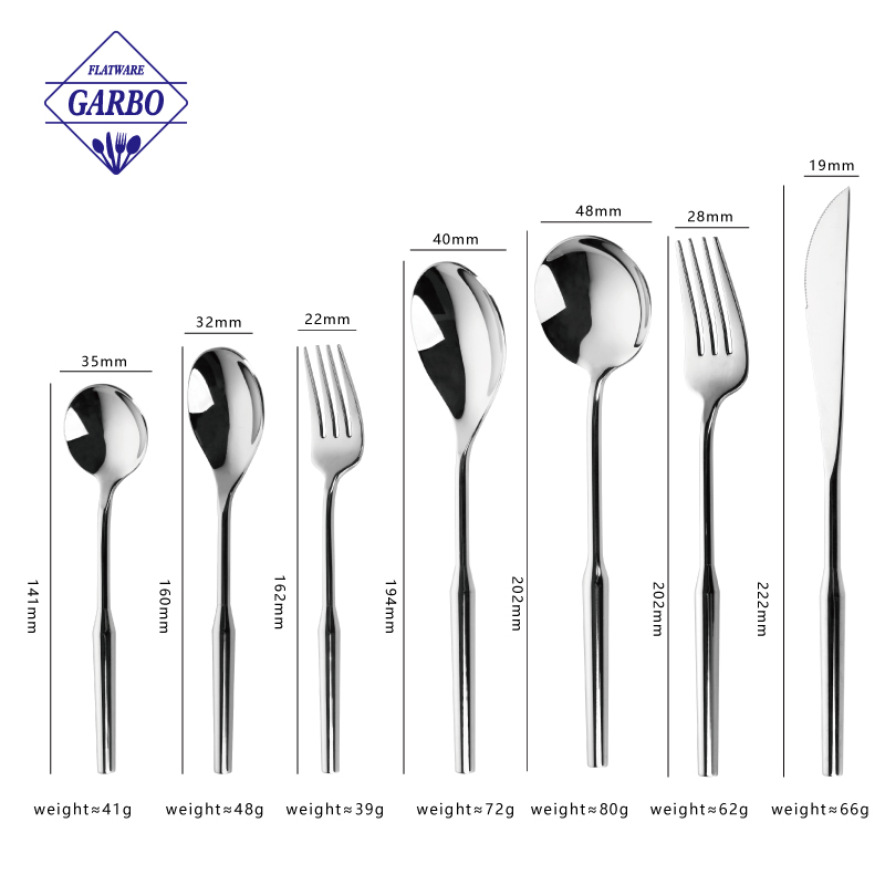 Special Handle Stainless Steel Flatware Set with High Quality
