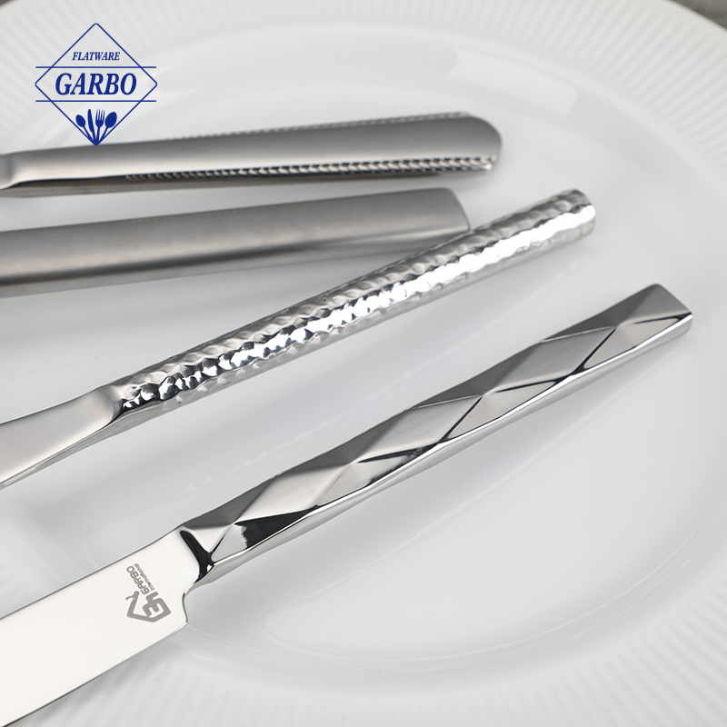 Stainless Steel Table Knife with Modern Handle Design