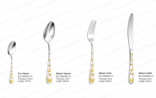 Flatware Factory Begins Production Scheduling for the Golden Butterfly Stainless Steel Flatware Series