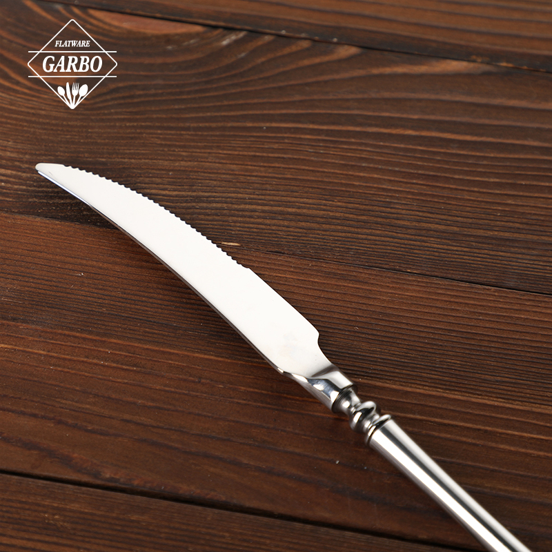 New Design 304 Stainless Steel Flatware Set with Innovative Engraved Handle 