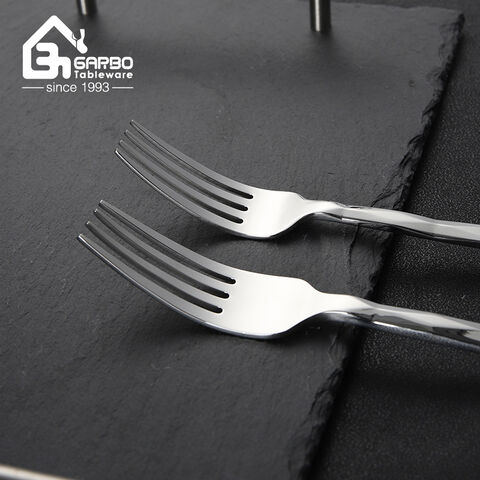 Luxury Geometric Handle Stainless Steel Cutlery Set