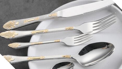 Premium 201 Stainless Steel Cutlery Set: The Perfect Choice for Family and Hospitality