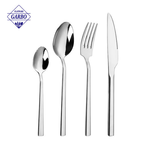 Silvery Stainless Steel Cutlery