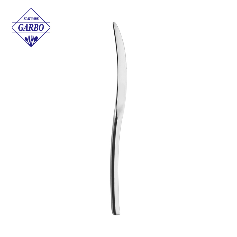 Luxury Silver Dinner Knife Wholesale Flatware with Customized Service