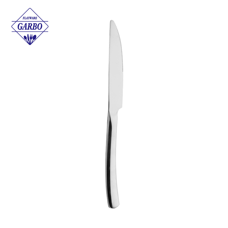 Luxury Silver Dinner Knife Wholesale Flatware with Customized Service