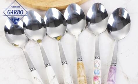 High-Quality Ceramic Handle Stainless Steel Tableware for Wholesalers and Distributors