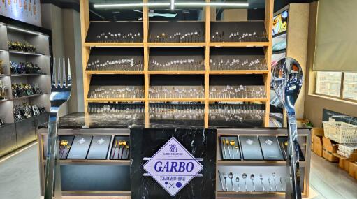 How are Garbo's stainless steel cutlery created?