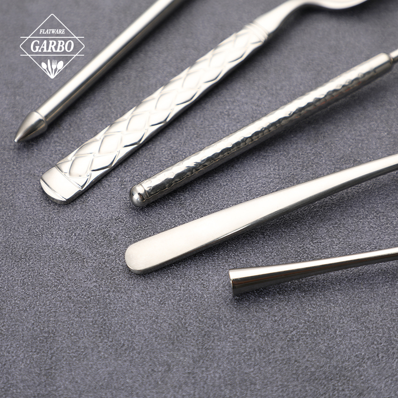 Stainless Steel Dinner Knife with Cylindrical Neck Design for Modern Tableware Factory