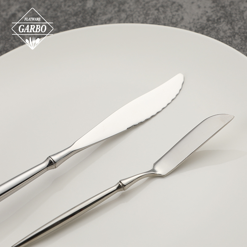 China factory full stainless steel cutlery set ​10pcs Basics Silverware Set Dishwasher Safe