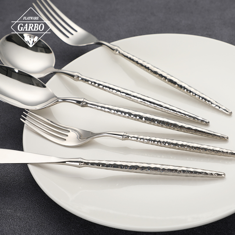 304 Stainless-Steel Premium Hammer-Texture Cutlery Solutions for High-End Markets