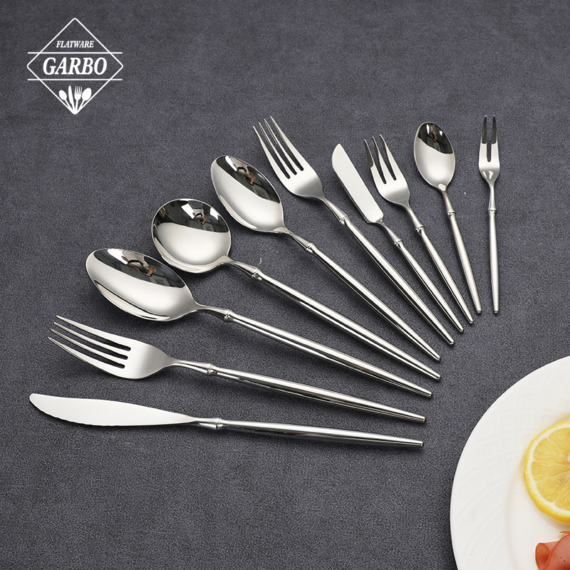 Silvery 18/10 Stainless Steel Cutlery Set