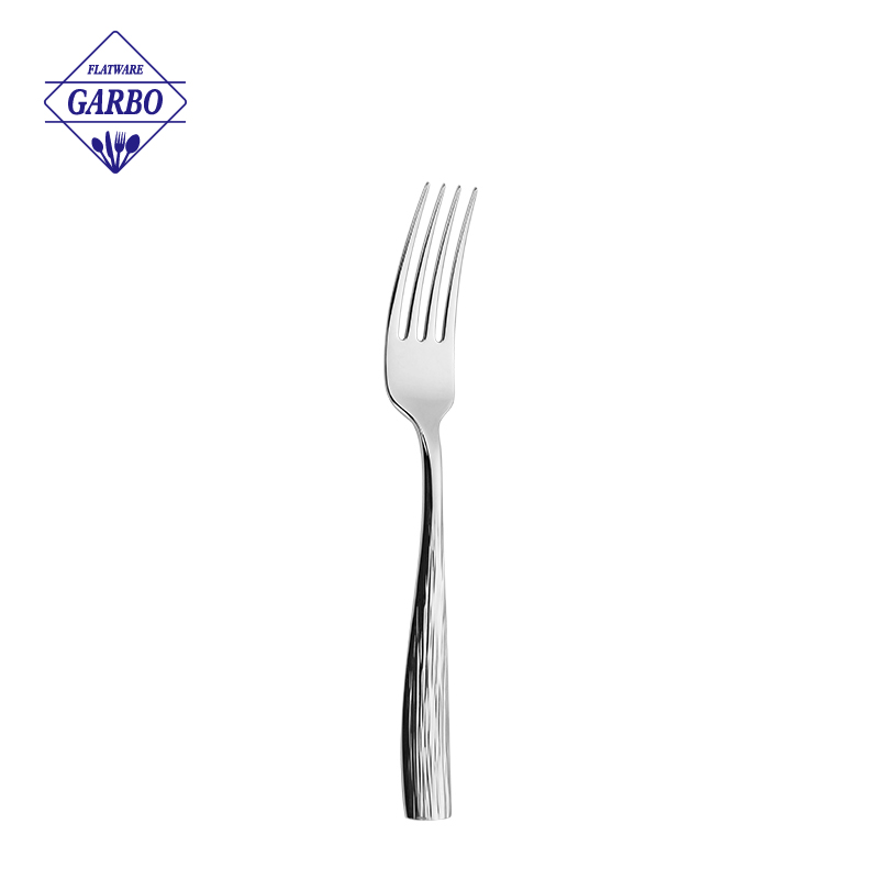 Striped handle Stainless Steel Cutlery Set Home Kitchen Daily Use