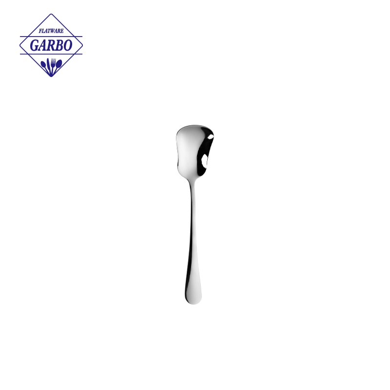 OEM / ODM Factory Direct Full Stainless Steel Ice Cream Scoop with Spade-Shaped Head, Custom Laser Logo for Wholesale