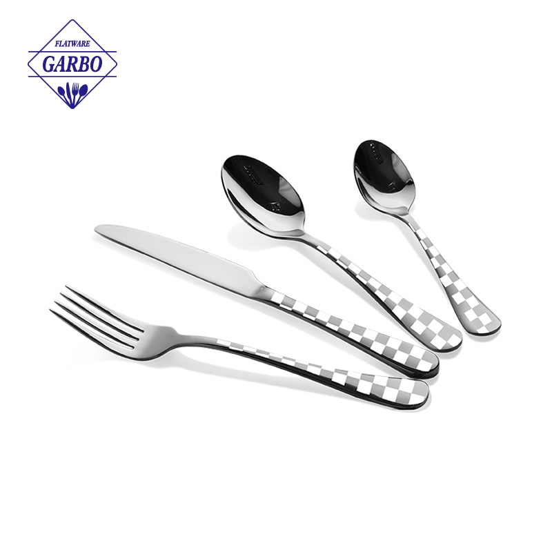 Classic sliver super quality 4pcs flatware sets 