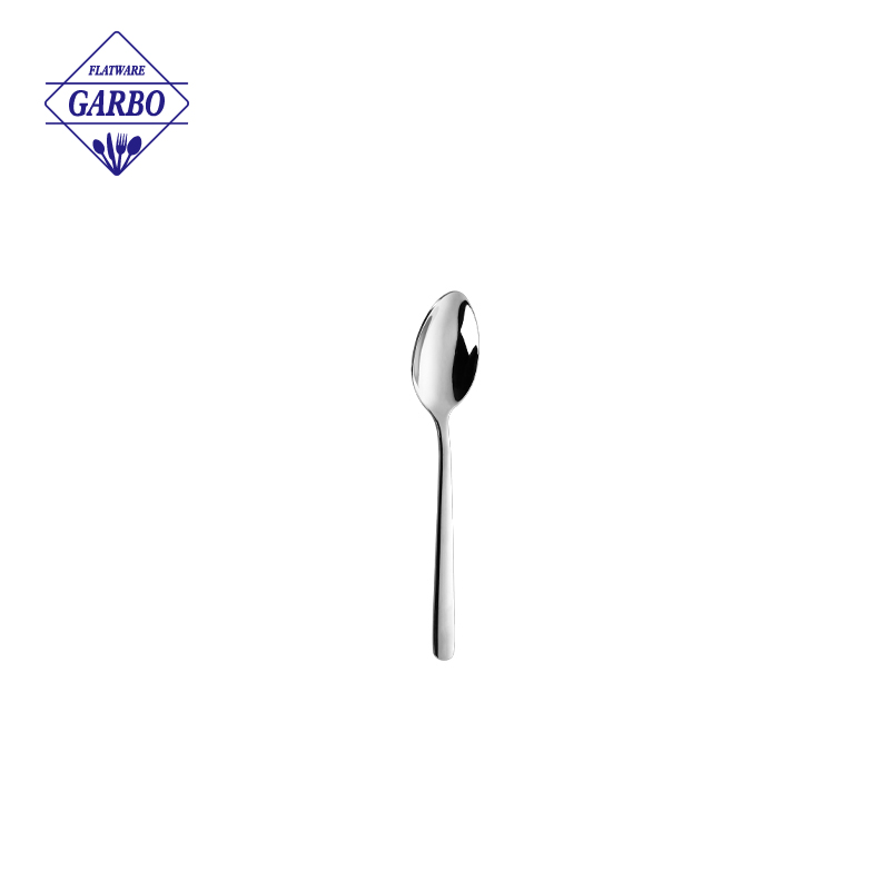 Wholesale Stainless Steel Salad Spoon with Split Head Mirror Polish