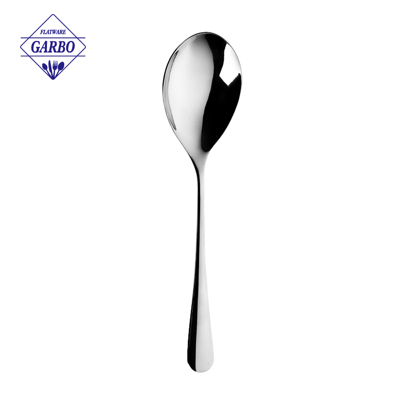 Hot Selling 8.5inch Long Stainless Steel Buffet Serving Spoon