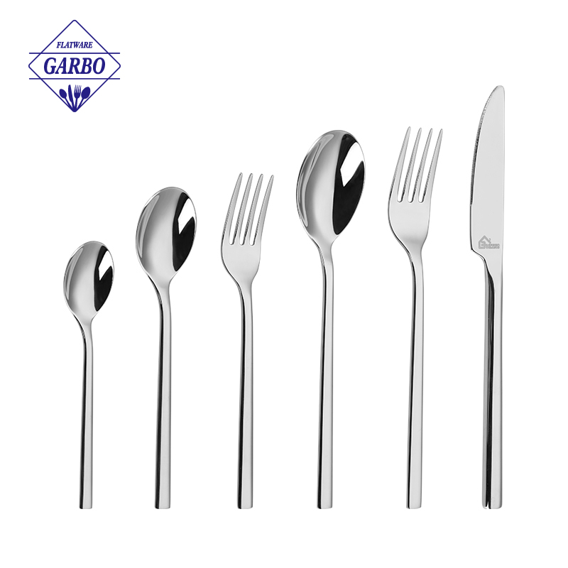 Morden Design Stainless Steel Flatware Set for Restaurant and Catering Use