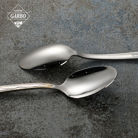 Luxury Gold Daisy Handle Stainless Steel Spoon for Wholesale
