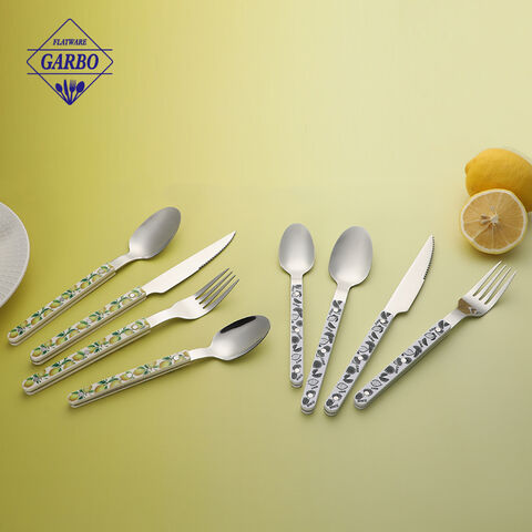 Wholesale Lemon Design Trending Plastic Handle Cutlery for Distributors