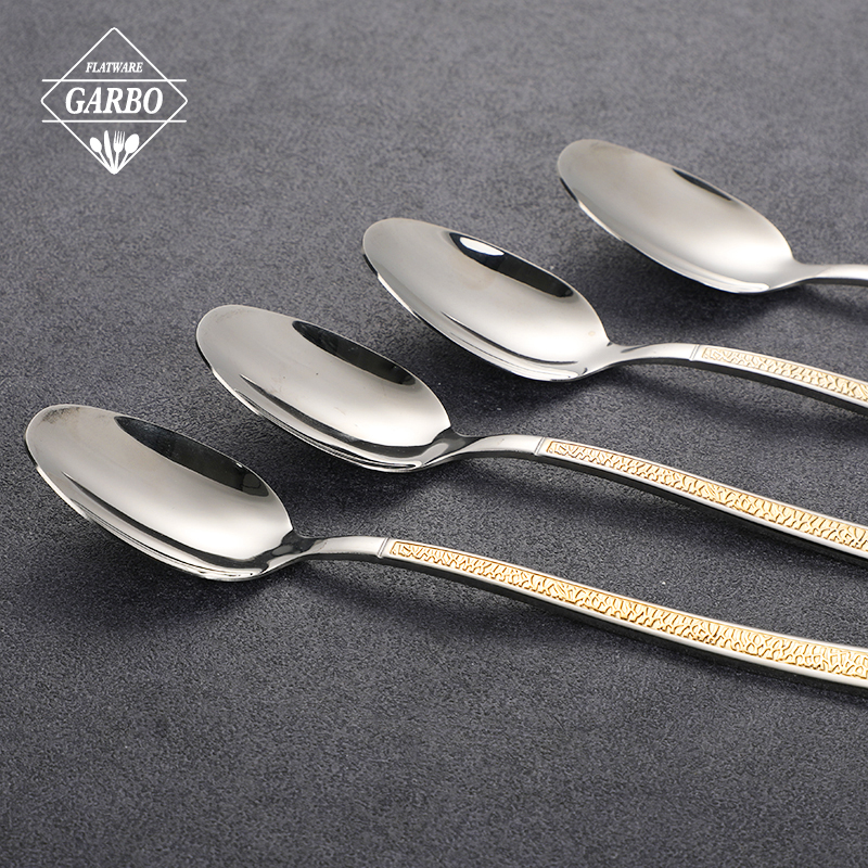 Stainless Steel Cutlery Set With Black Color Comfortable to Hold