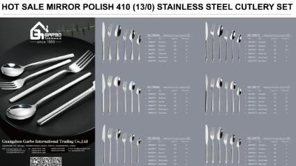 410 Mirror Polished Cutlery Series | High-quality and affordable