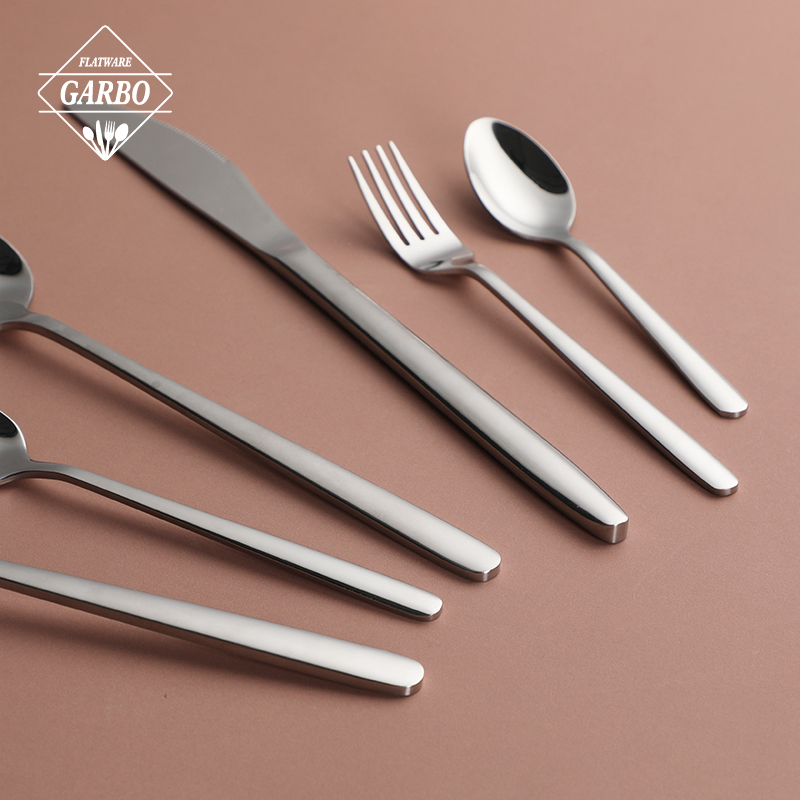 Sliver high quality mirror polish cutlery sets for home china supplier 