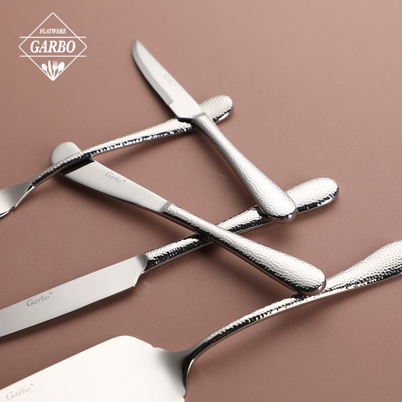 Premium Hammered Stainless Steel Butter Knives Factory Bulk Supply